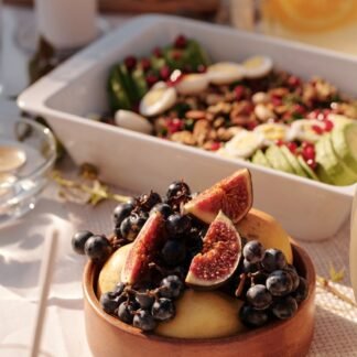 Marble & Wood Serving Board